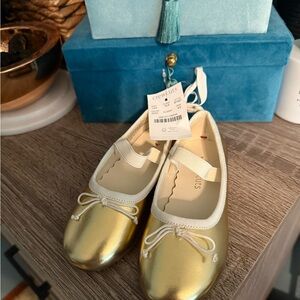 Crewcuts Shimmering Gold Kids Dress Shoes